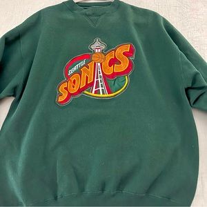 Retro Seattle Supersonics Crewneck Size L